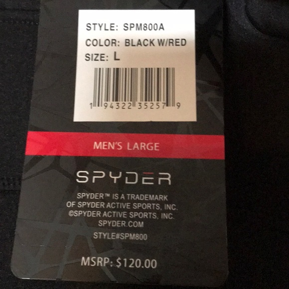 Spyder men’s large brand new with tags - Picture 2 of 2